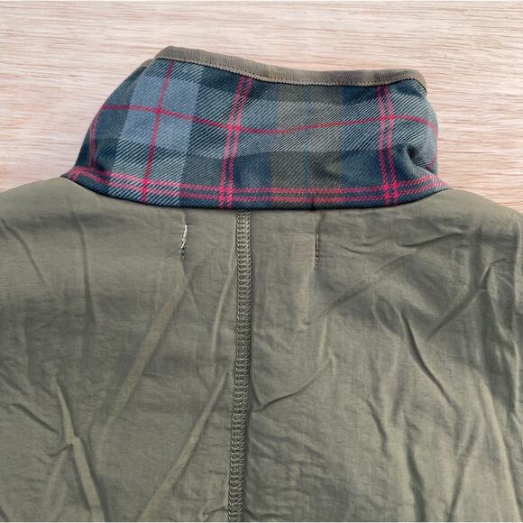 MANRESA Fleece Jacket Zip up Pockets Wool Collar Polyester Men's Rust Size XXL - Picture 7 of 8